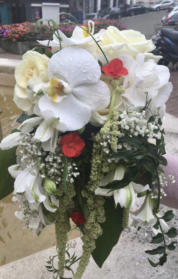 bouquet de mariage fleuriste Saint Cloud Chapelin Fretz